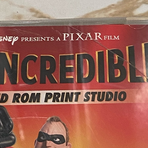 The Incredibles Disney Pixar Print Studio 2005 Windows 98 Photo Editor Software - Picture 2 of 4